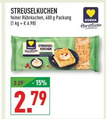 Marktkauf Edeka herzstücke streuselkuchen Angebot