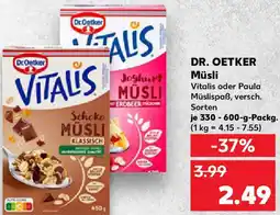 Kaufland DR. OETKER Müsli Angebot