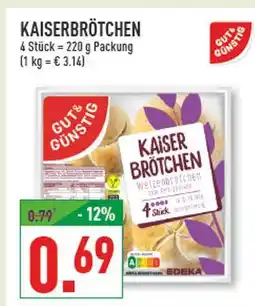 Marktkauf Gut & günstig kaiserbrötchen Angebot