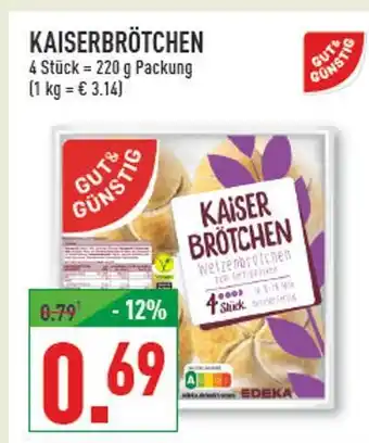 Marktkauf Gut & günstig kaiserbrötchen Angebot
