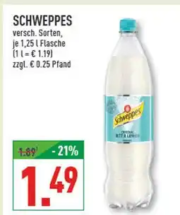 Marktkauf Schweppes versch. sorten Angebot