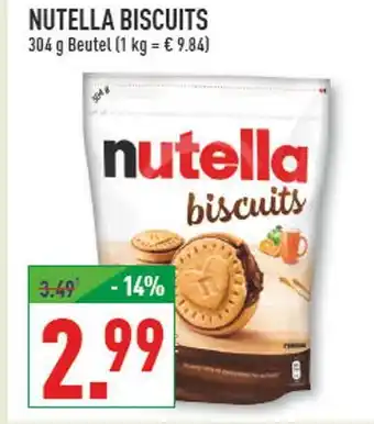 Marktkauf Nutella biscuits Angebot