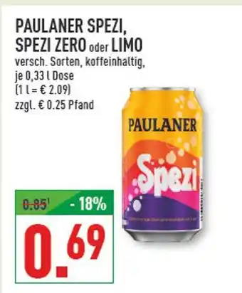 Marktkauf Paulaner spezi Angebot