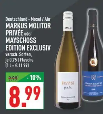 Marktkauf Markus molitor privée Angebot