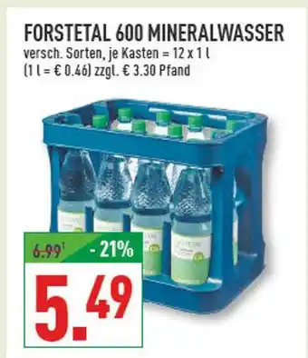 Marktkauf Forstetal 600 mineralwasser Angebot