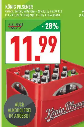 Marktkauf König pilsener kasten Angebot