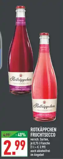 Marktkauf Rotkäppchen fruchtsecco schwarze johannisbeere Angebot