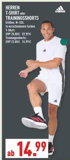 Marktkauf Adidas herren t-shirt oder trainingsshorts Angebot