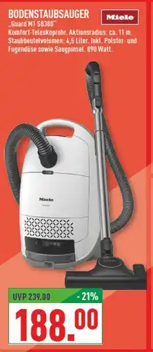 Marktkauf Miele bodenstaubsauger guard m1 s8380 Angebot