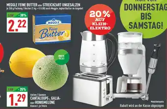 Marktkauf Meggle feine butter oder streichzart ungesalzen Angebot