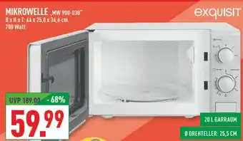Marktkauf Exquisit mikrowelle mw 900-030 Angebot