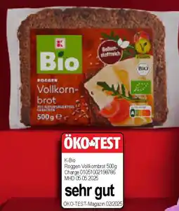 Kaufland K-BIO Bio-Roggen-Vollkornbrot Angebot