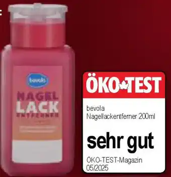 Kaufland BEVOLA Nagellackentferner Angebot