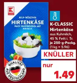 Kaufland K-CLASSIC Hirtenkäse Angebot