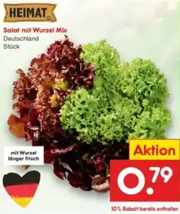 Netto Marken-Discount HEIMAT Salat mit Wurzel Mix Angebot