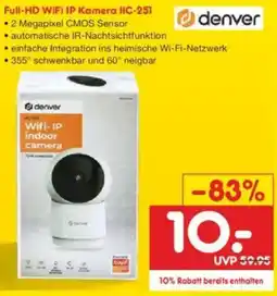 Netto Marken-Discount denver Full-HD WiFi IP Kamera IIC-251 Angebot