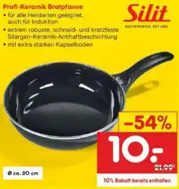 Netto Marken-Discount Silit Profi-Keramik Bratpfanne Angebot