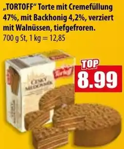 Mix Markt TORTOFF Torte mit Cremefüllung Angebot