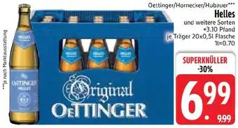 Edeka Oettinger/Hornecker/Hubauer Helles Angebot