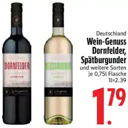 Edeka Wein-Genuss Dornfelder, Spätburgunder Angebot