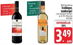 Edeka Württemberg Trollinger, Lemberger Angebot