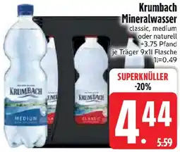 Edeka Krumbach Mineralwasser Angebot