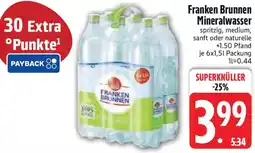 Edeka Franken Brunnen Mineralwasser Angebot