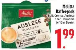 Edeka Melitta Kaffeepads Angebot