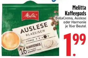 Edeka Melitta Kaffeepads Angebot