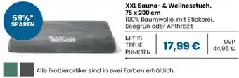Edeka SCHIESSER XXL Sauna- & Wellnesstuch Angebot