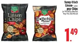 Edeka funny-frisch Linsen- oder pop-Chips Angebot