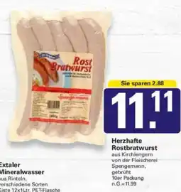 WEZ Herzhafte Rostbratwurst Angebot