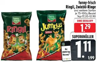 Edeka funny-frisch Ringli, Zwiebli-Ringe Angebot