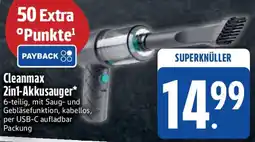 Edeka Cleanmax 2in1-Akkusauger Angebot