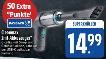 Edeka Cleanmax 2in1-Akkusauger Angebot