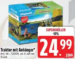 Edeka Traktor mit Anhänger Angebot