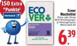 Edeka Ecover Waschmittel Angebot