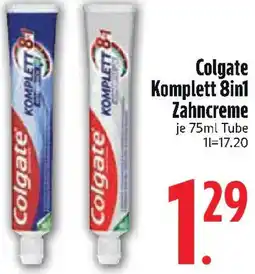 Edeka Colgate Komplett 8in1 Zahncreme Angebot