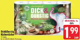 Edeka Dick&Durstig Küchentücher Angebot
