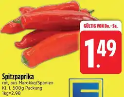 Edeka Spitzpaprika Angebot