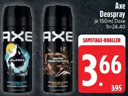 Edeka Ахе Deospray Angebot