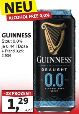 Lösch Depot GUINNESS Stout 0,0% Angebot