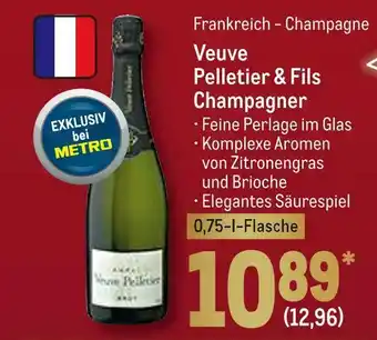 METRO Veuve pelletier & fils champagner Angebot