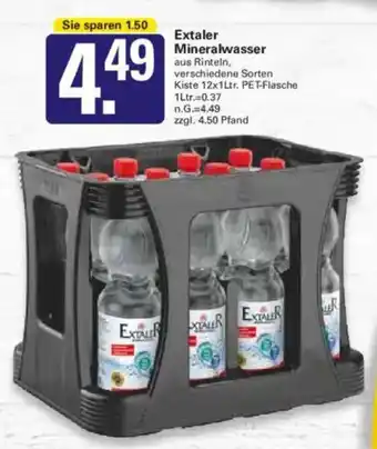 WEZ Extaler Mineralwasser Angebot