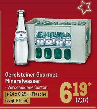 METRO Gerolsteiner gourmet mineralwasser Angebot