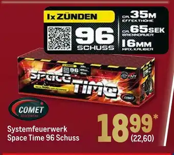 METRO Comet systemfeuerwerk space time 96 schuss Angebot