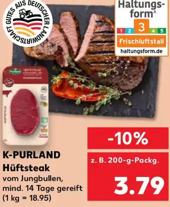 Kaufland K-PURLAND Hüftsteak Angebot