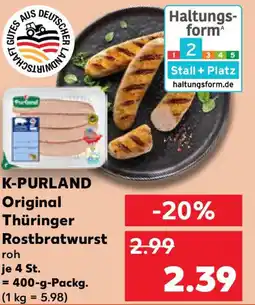 Kaufland K- Original Thüringer Rostbratwurst Angebot