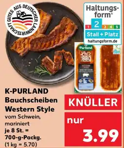 Kaufland K-PURLAND Bauchscheiben Western Style Angebot