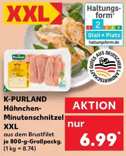 Kaufland K-PURLAND Hähnchen- Minutenschnitzel XXL Angebot